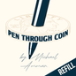 Pen Through Coin by Michael Ammar