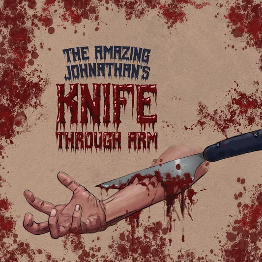 The Amazing Johnathan’s Knife Through Arm