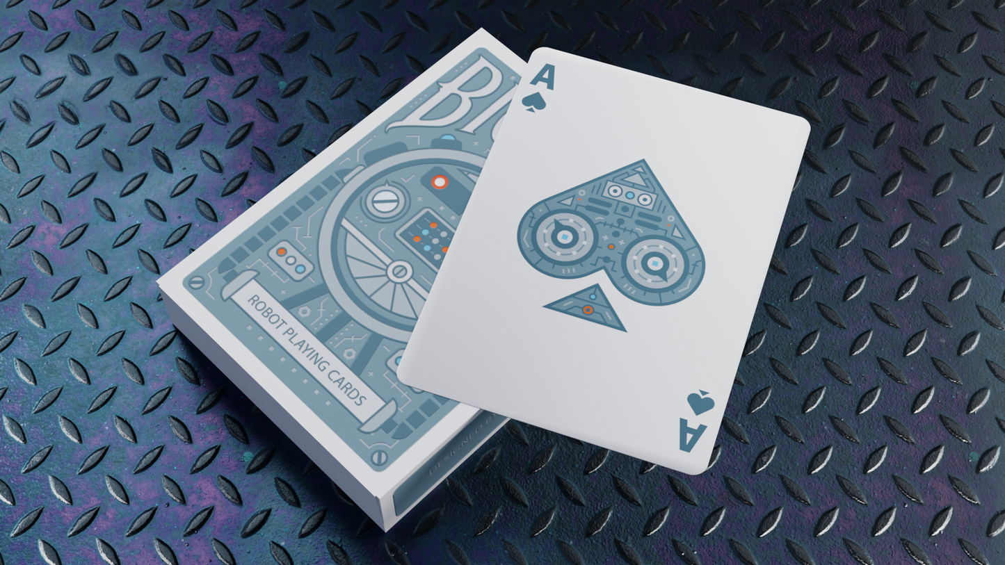 Bicycle Robot Playing Cards