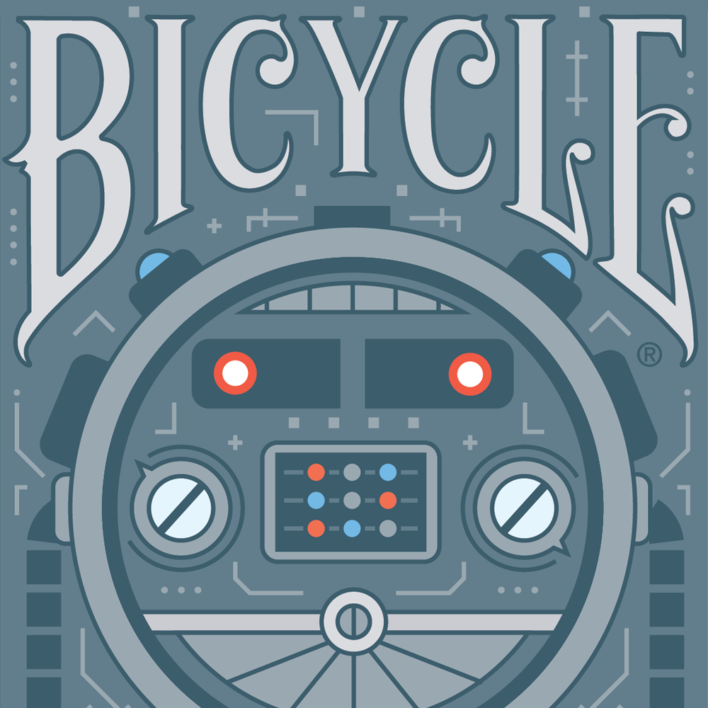 Bicycle Robot Playing Cards