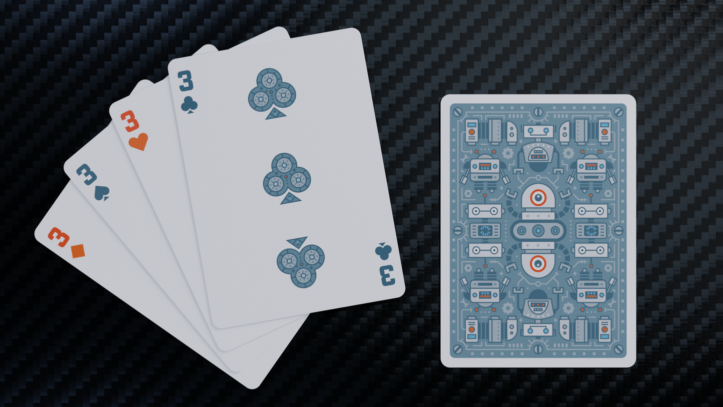 Bicycle Robot Playing Cards