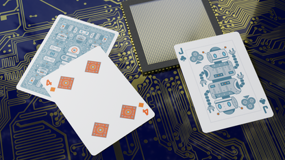 Bicycle Robot Playing Cards