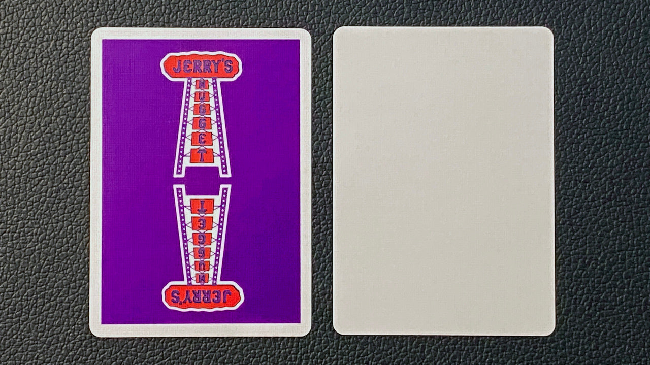 Jerry's Nugget Playing Cards Royal Purple Edition