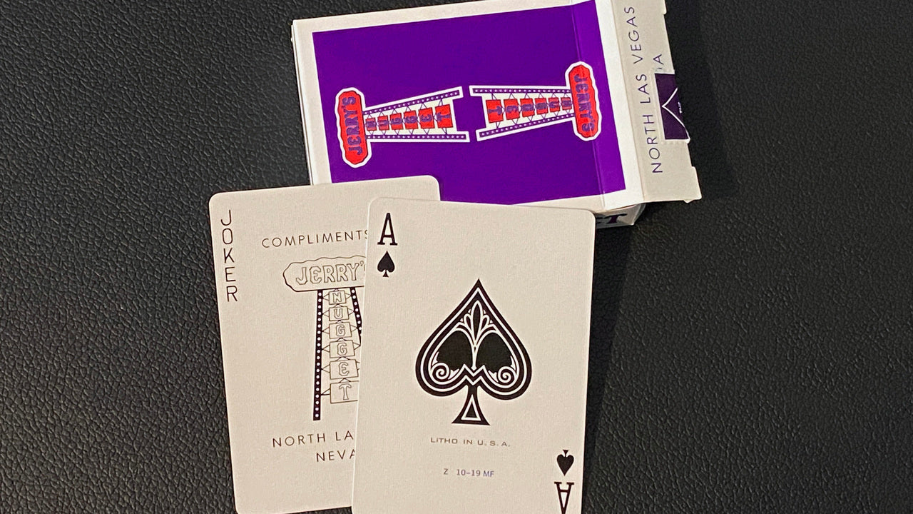 Jerry's Nugget Playing Cards Royal Purple Edition